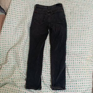 Black BDG straight leg skinny jeans